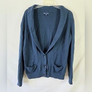 Gap Women's Blue Cardigan Sweater Size Large